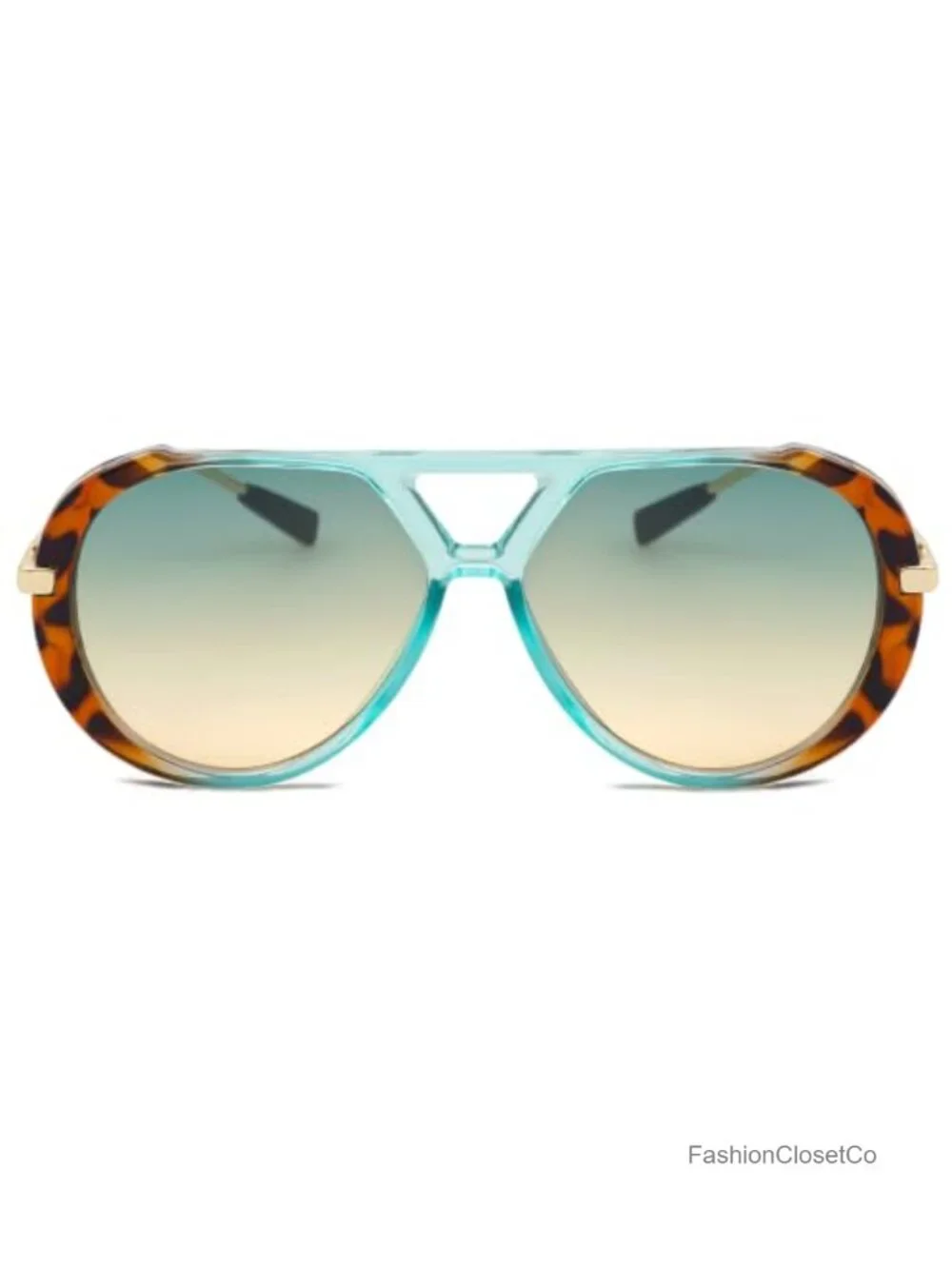 Oversized Retro Aviator Sunglasses for Women Men 70s Vintage Pilot Shades Metal